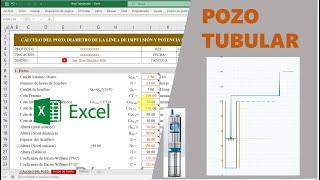 Diseño De Pozo Tubular Plantilla Excel Profesional