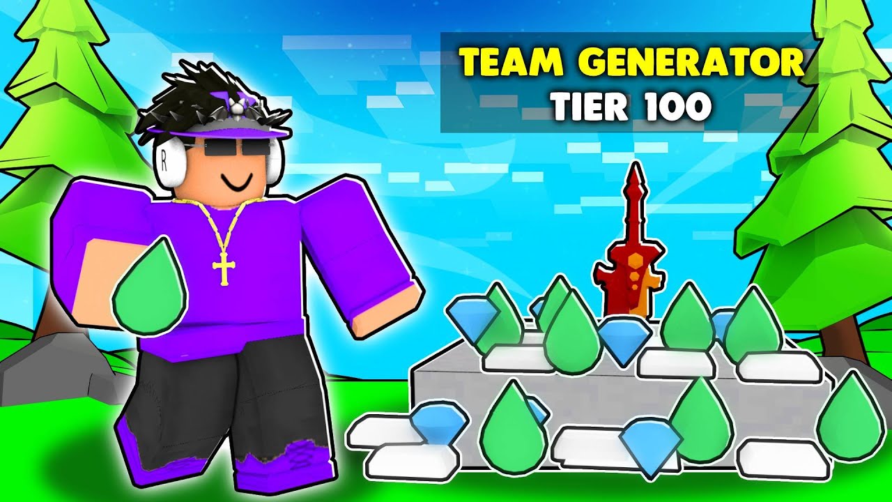 Roblox Bedwars, But With A TIER 100 GENERATOR!