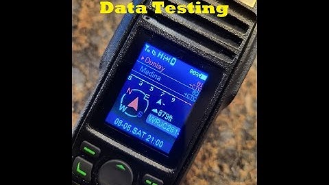 BTech GMRS PRO - Sending data, text & location sharing