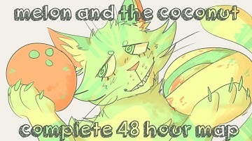 🍈🥥 Melon and the Coconut | COMPLETE 48 Hour MAP 🥥🍈