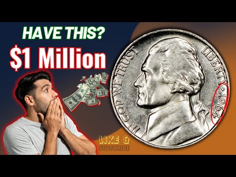 Dont Spend This 1964 Jefferson Nickle Worth More Than $1 Million! Coins Worth Millions