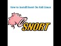 How to Install Snort on Kali Linux