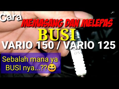 Cara Melepas dan Memasang Busi Motor Yamaha Mio Ganti Busi.. 