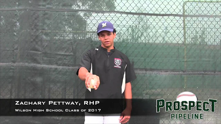 Zachary Pettway, RHP, Wilson  High School Class of 2017, Pitch Grips
