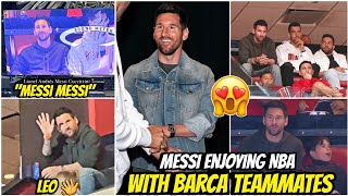 MESSI Shocks NBA Crowd with Unexpected Big Screen Appearance
