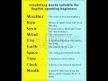 Vocabulary learning everyday English for daily learning #improveenglish