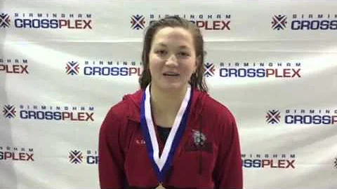 Virginia Carr of Rhodes wins the women's 100M Brea...