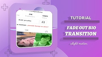 FADE OUT LYRICS BIO TUTORIAL | ALIGHT MOTION