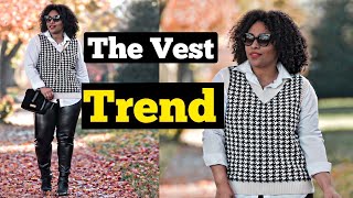 HOW TO STYLE THE VEST TREND | FALL FASHION 2021
