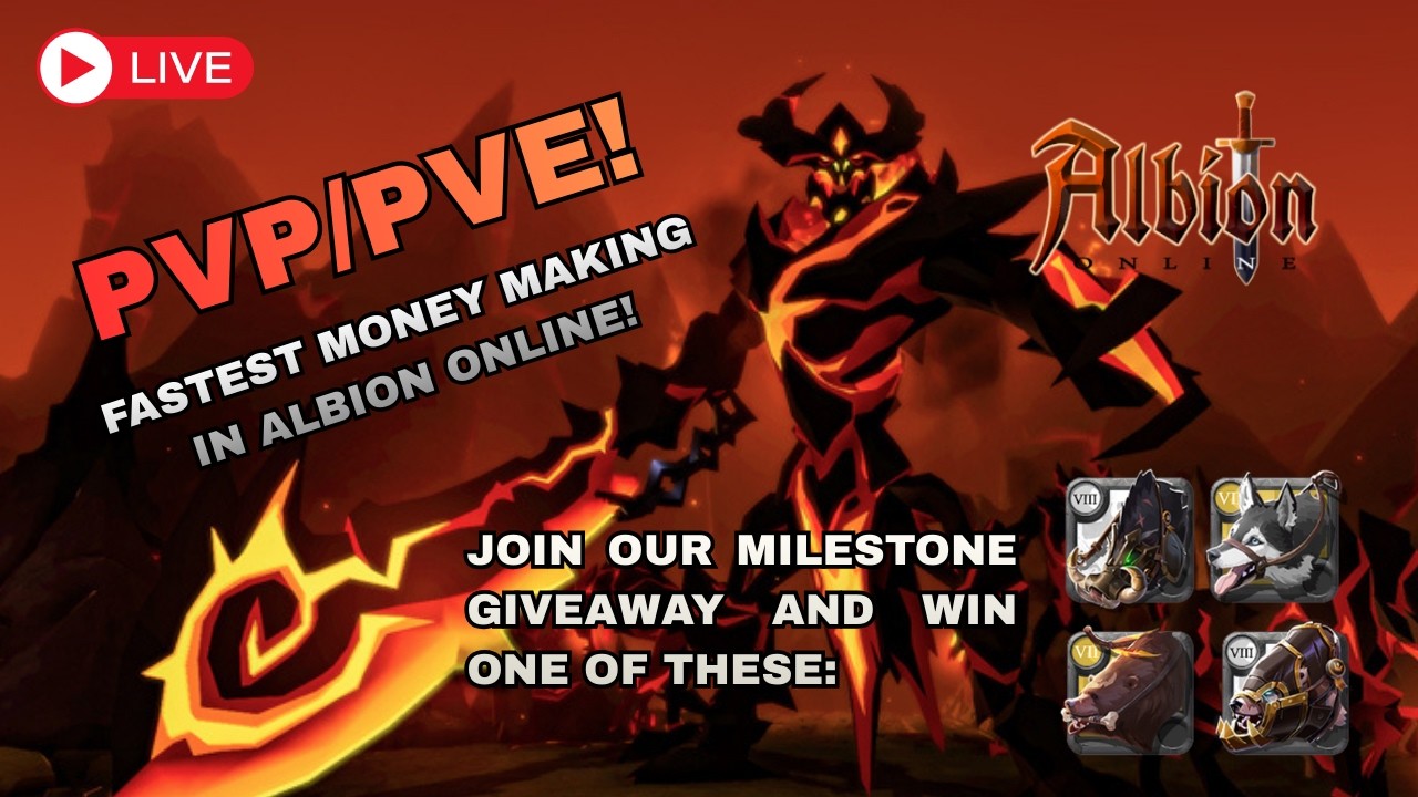 🔴Giveaway!! Albion Online Live Stream!! Asia Server!! PH player #albionlive #albiononline