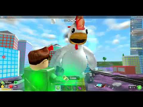 Roblox Mad City Chicken Boss Fight Youtube - roblox mad city defeat chicken boss with rpg