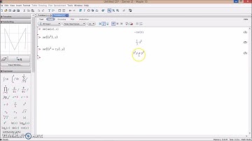 menyelesaikan soal integral menggunakan maple 13