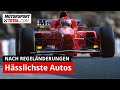 Top 10: Die hässlichsten Formel-1-Autos nach Regeländerungen