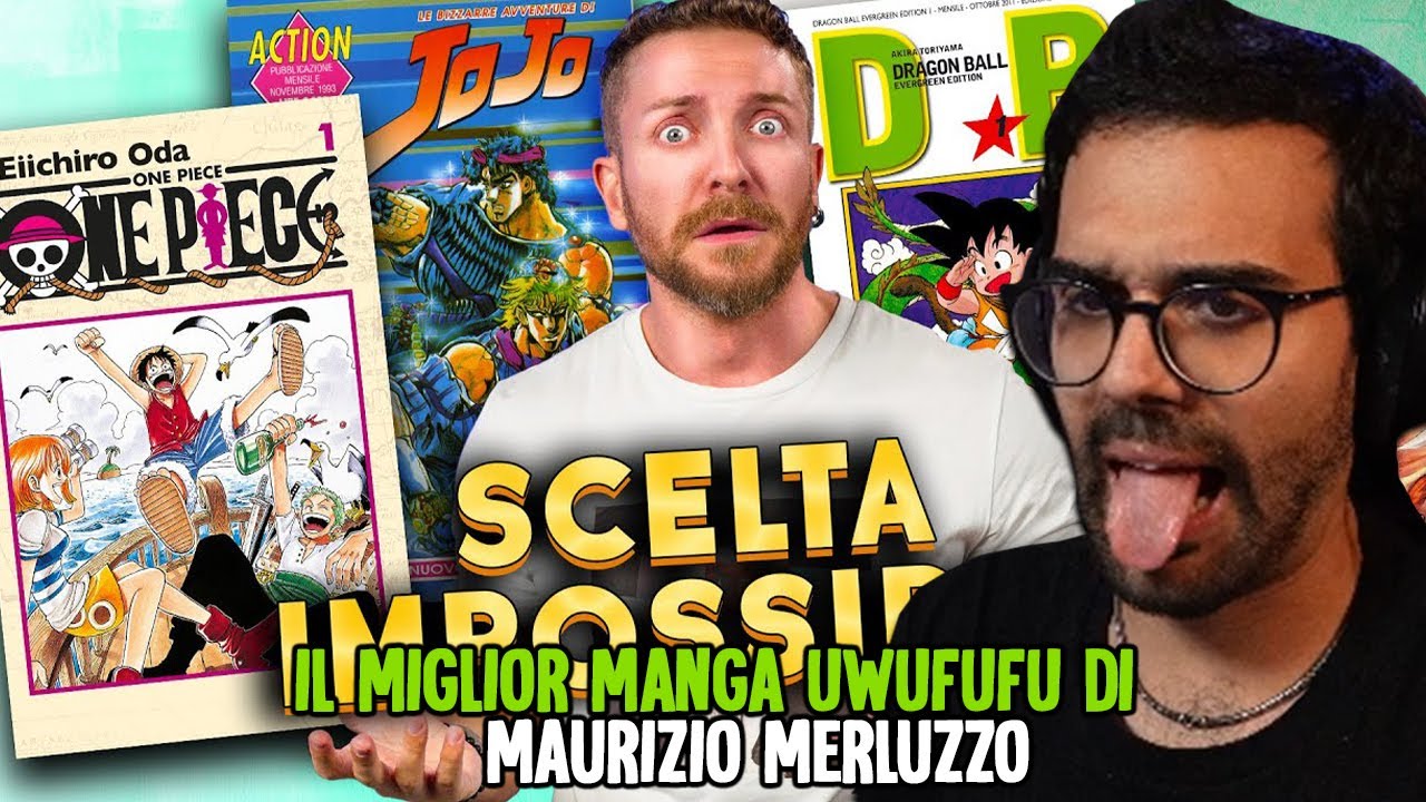 DARIO MOCCIA REAGISCE al MIGLIOR MANGA di MAURIZIO MERLUZZO  - UWUFUFU