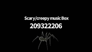 Roblox Scary/Creepy Music Box ID