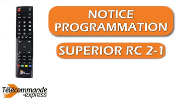 Programmer une télécommande SUPERIOR RC 2-1