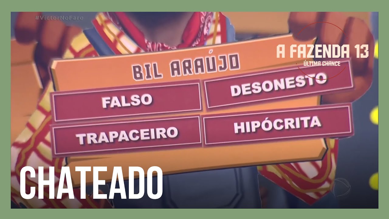 Adeus, amizade? Victor entrega quatro placas negativas a Bil no Falando na Cara