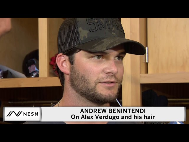 Andrew Benintendi On Alex Verdugo's Hair 