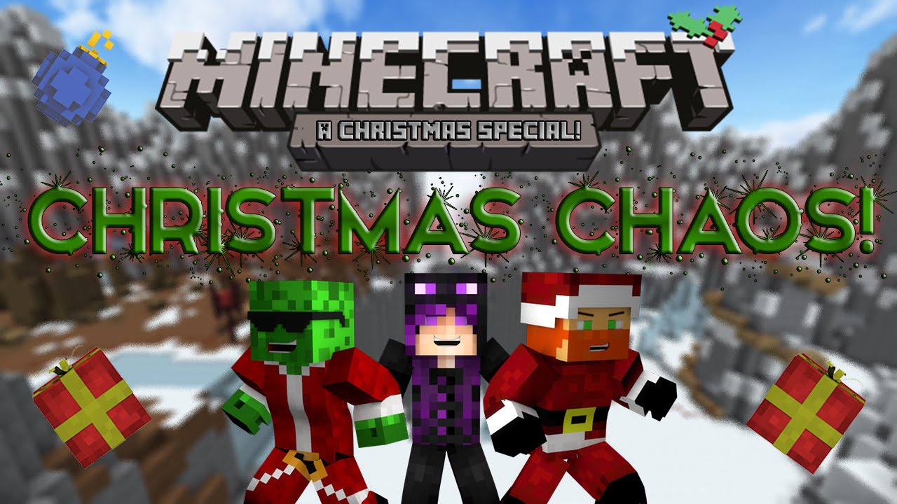 Minecraft: CHRISTMAS CHAOS! w/Friends! - VICTORY SCREECH!