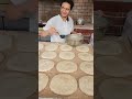 Baking special barabari bread in iran  persian bread