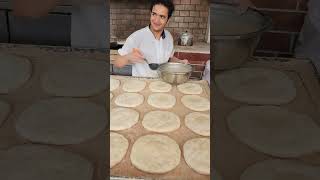 Baking Special Barabari bread in Iran | Persian Bread