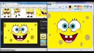 Sponge Bob Smiles! Tutorial screenshot 2