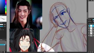 MDZS/The Untamed speedpaint (wei wuxian/yiling laozu)