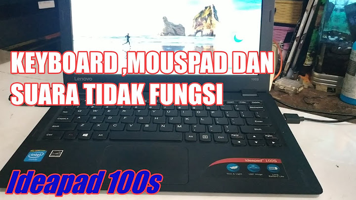 Kenapa keyboard laptop lenovo tidak berfungsi
