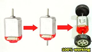 How To Maka Duble Shaft Dc motor  Dual Dc Motor With 2x Speed Smd tech