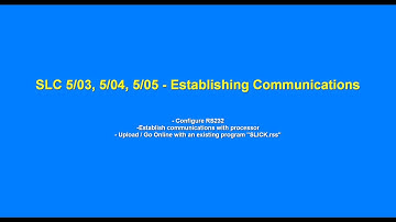 RSLogix 500 - connect with RS232
