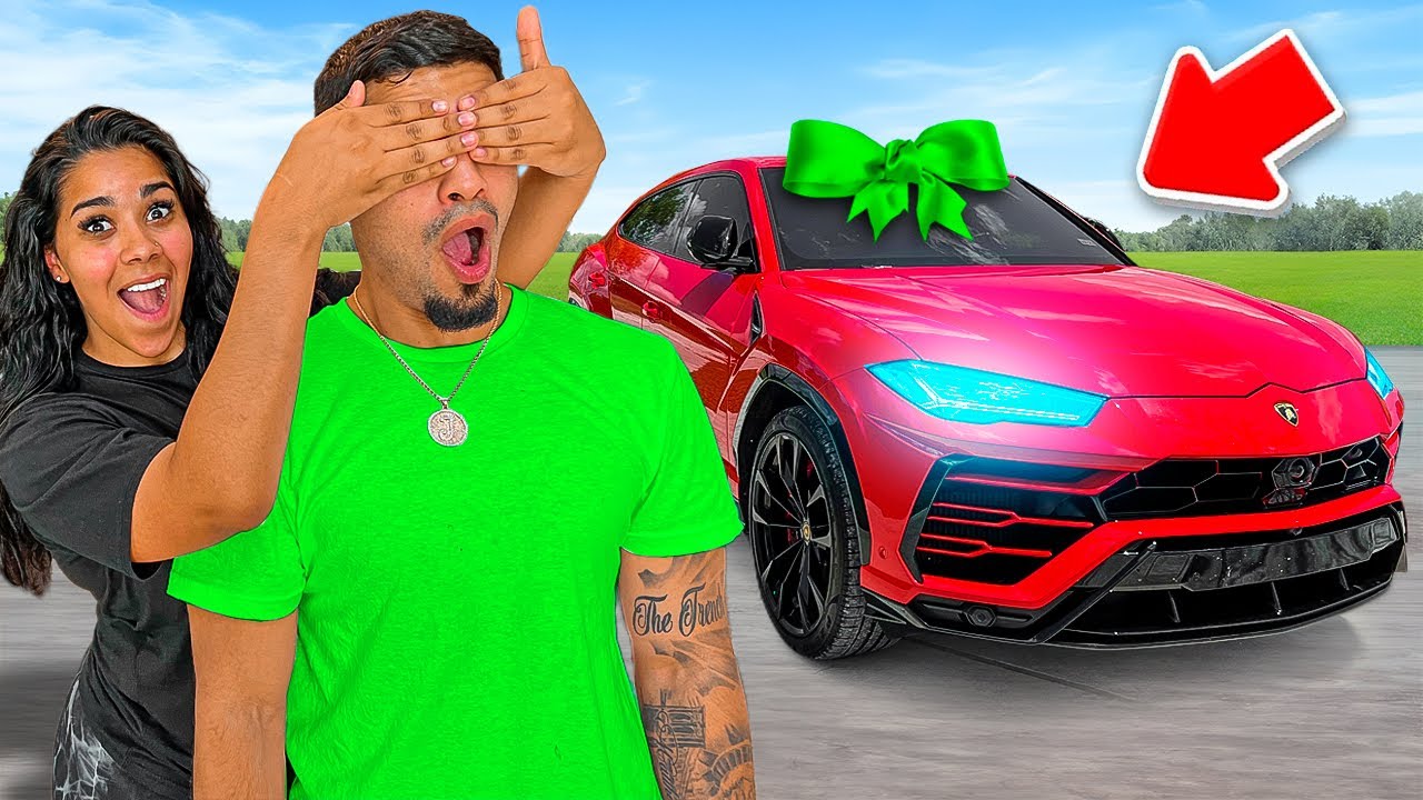 I Surprised My Boyfriend with A Brand NEW Lamborghini!!
