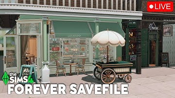 Building a MULTIFUNCTIONAL LOT in my Sims 4 Forever Savefile!🌍