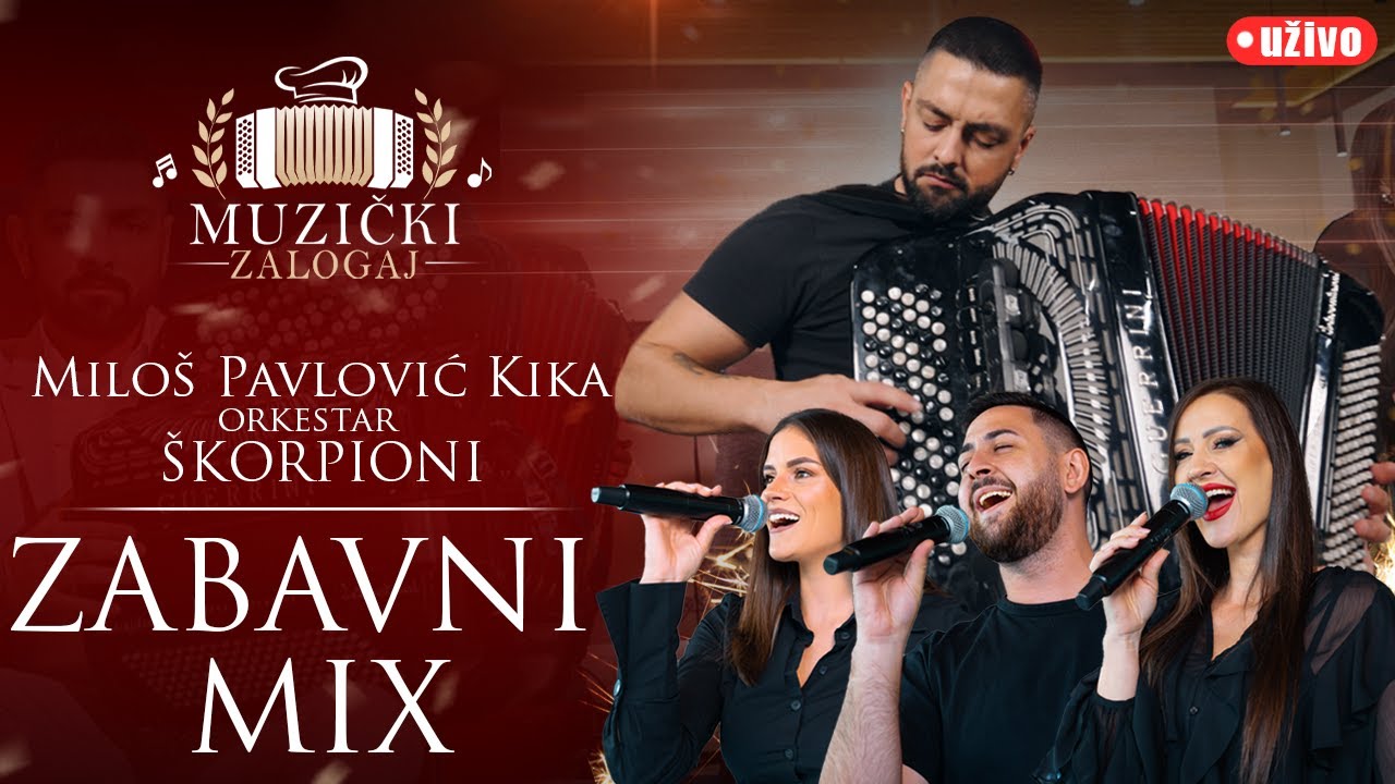 MILOŠ PAVLOVIĆ KIKA I ŠKORPIONI - ZABAVNI MIX PESAMA (MUZIČKI ZALOGAJ) 2025.