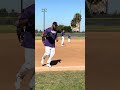 I was getting the ball to first base