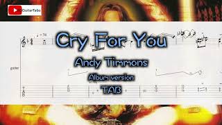 Cry For You - Andy Timmons -Guitar TAB