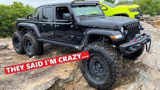 Taking My NEW $130,000 6X6 Gladiator To A JEEP ROCK CRAWLING EVENT... *They Said I'm 