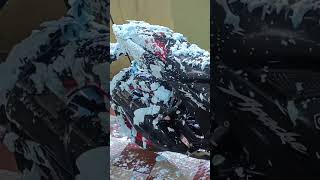 TVS Apache RTR 160 4v Washing || bikes washing #pilot #automobile #apache