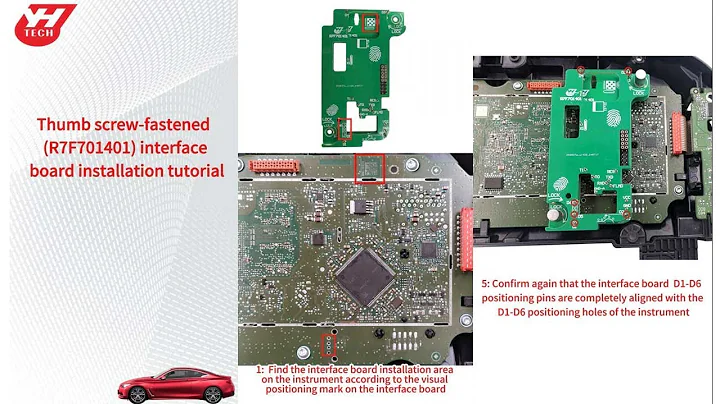 Install Yanhua Mini ACDP Module 34 MQB RH850 R7F701401 Interface Board- OBDII365