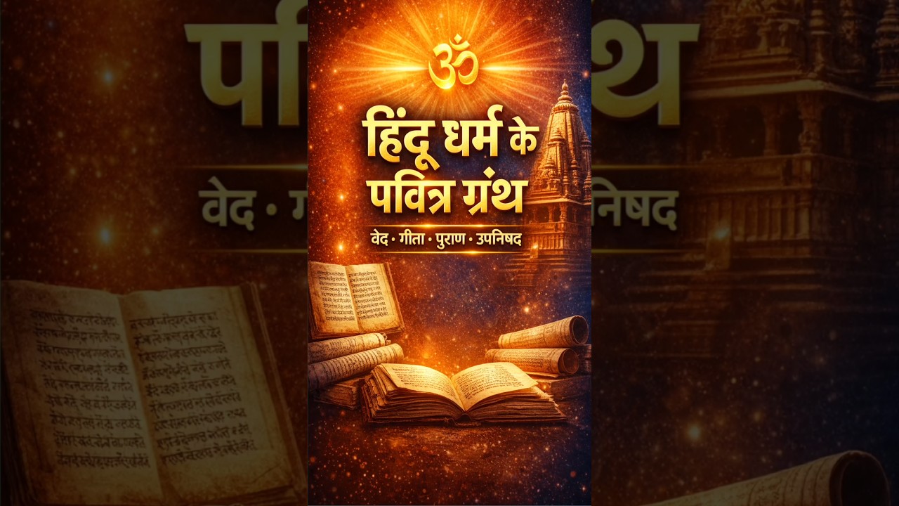 हिंदू धर्म के पवित्र ग्रंथ |वेद, गीता, पुराण, उपनिषद #Shortsvideo#Hindudharm@Gyan pathshala@923part3
