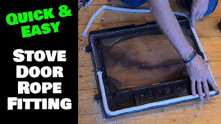 Effortless Stove Door Rope Replacement with a Pro's Secret Trick!