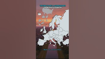 Trying to get a subscriber from each country #shorts #europe #usa #geography #mapping #history #map