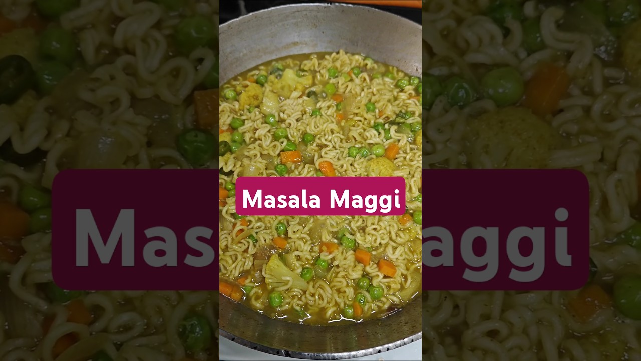 Masala Maggi #maggi #cooking  #homemade #recipe #food #streetfood  #ytshorts #shorts #trending #song