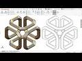 How to model an 'Infinity Cube Design' in Solidworks