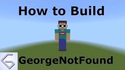 |How to Build GeorgeNotFound (v.1 Redo)| Minecraft Skin Tutorials