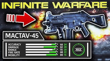 OVERPOWERED SMG! "MACTAV-45 BEST CLASS SETUP" ON INFINTE WARFARE! - BEST UMP CUSTOM CLASS SETUP!