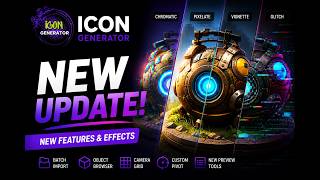 Icon Generator Update v1.1.0 - New Effects & Better Workflow