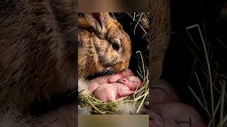 hidden underground burrow Rabbit life cycle #shorts