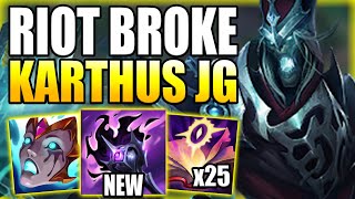 RIOT COMPLETELY BROKE KARTHUS JUNGLE WITH THIS NEW PATCH!  Gameplay Guide League of Legends