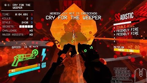 Speedrunning a random ultrakill level every day until i start hrt | Day 68 (6-1)