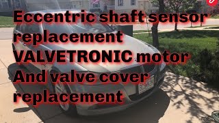 2006 Bmw 325Xi N52 E90 Valve Cover And Eccentric Shaft Sensor Replacement 2A31 2A32 2A47 Codes